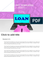 Loan Laptop Means Lending Money PPT Standard