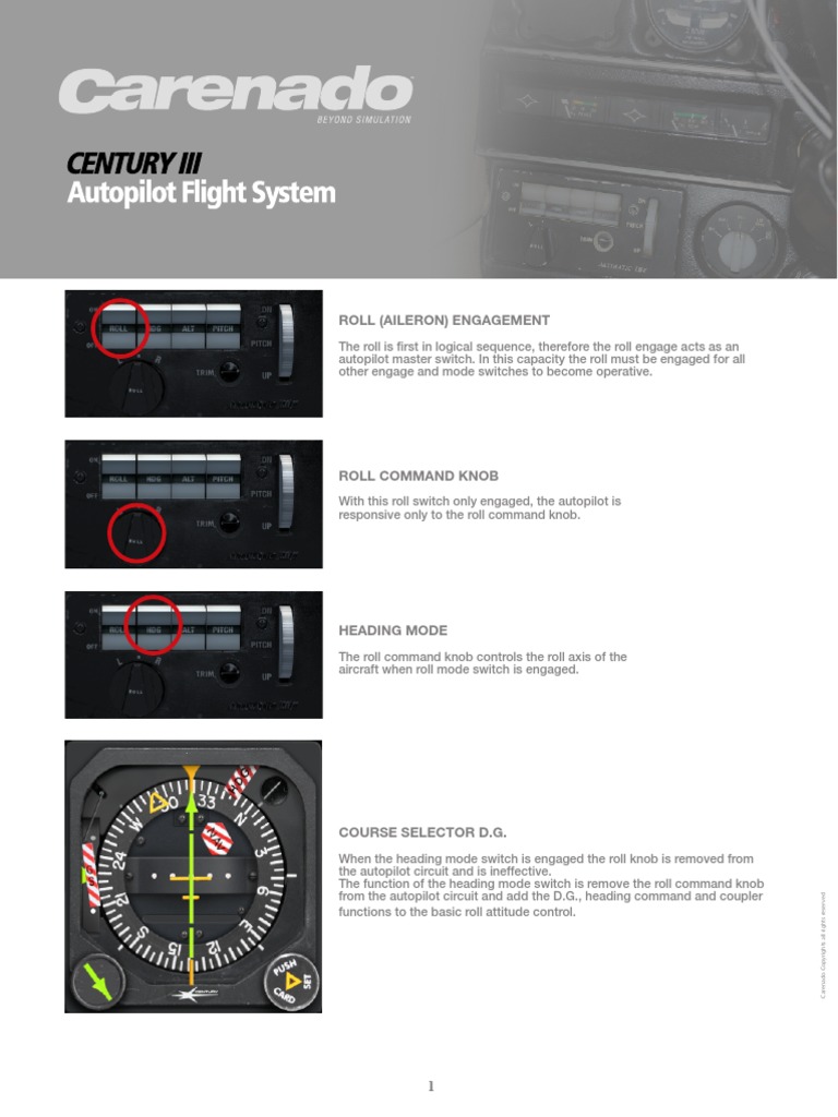 Autopilot Operation | PDF | Switch | Systems Engineering