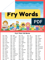 Fry Words (Third 100)