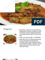 Sejarah Rendang: Dari Gulai hingga Makanan Ikonik