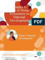 Chapter 4 Role of Home Economics in National Development