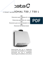 Professional 750 750l Manual Instrucciones 1721 Es