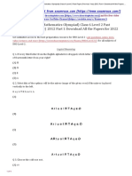 IMO Class 6 Level 2 Past Paper 2012 Part 1