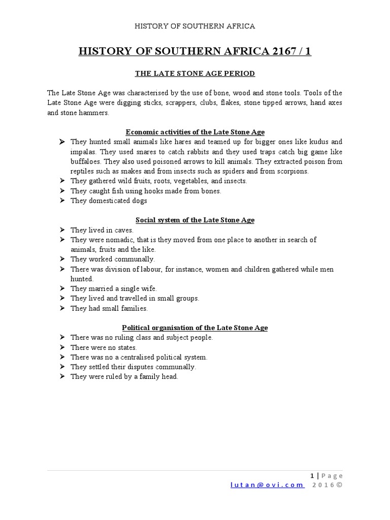 History of Southern Africa PDF Zimbabwe