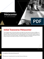 Ship Stability OOW Transvers Metacenter