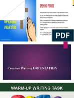 Intro To Creative Writing
