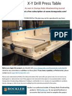 Drill Press Table (X-Y)