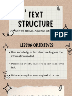 Week 2 Text Structure