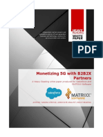 5G_Monetizing With B2B2X Partners - MATRIXX and Salesforce 2021