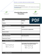 13 - Checklist Manutenção Preventiva