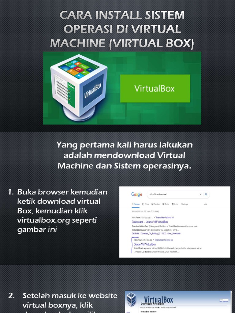Cara Install Sistem Operasi Di Virtual Machine PDF