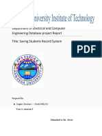 Student-Record Report - Dagim Cherinet Tech-0482-10