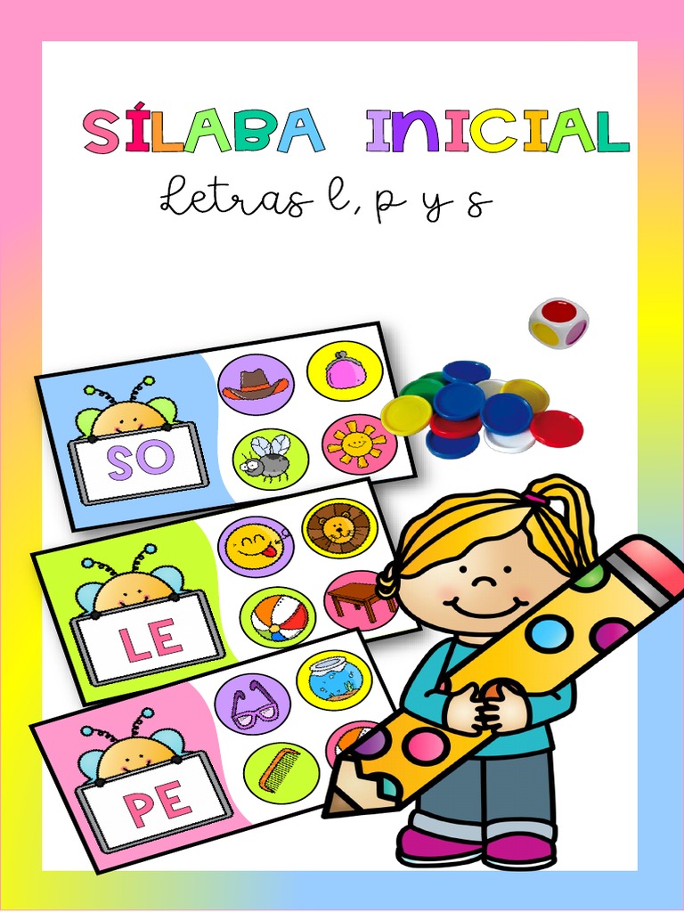 Actividades para la Conciencia Silábica | PDF | Artes del Lenguaje y ...