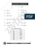 Logarithmic Properties