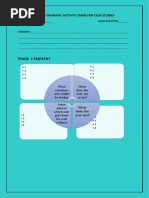 DESIGN THINKING - Activity Cards