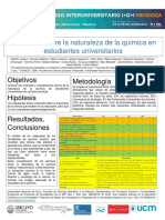 Creencias sobre la naturaleza de la química en estudiantes universitarios