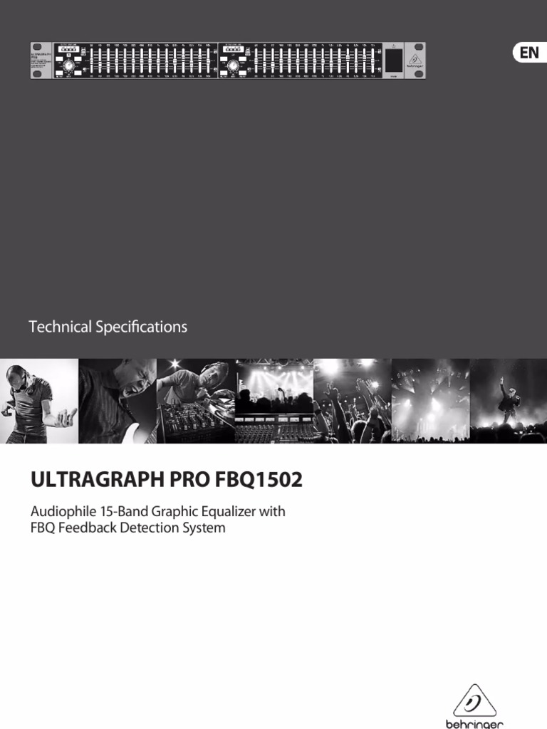 Manual de Usuario Behringer FBQ1502 (3 Páginas) PDF