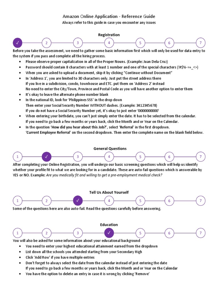 Amazon Online Test Reference Guide ERP PDF Communication