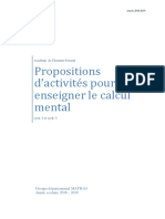 Dossier Calcul Mental Et Petits Jeux