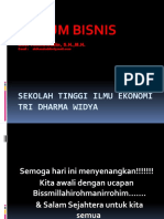 HUKUM BISNIS