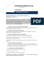 Actividad Semana 8 - Gestión Empresarial