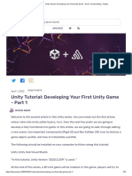 Unity Tutorial - Developing Your First Unity Game - Part 1 - Product Blog - Sentry