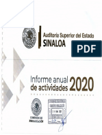2020 Informe Anual de Actividades