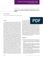 Efecto Deletéreo de La Hiperoxia en Fallo Respiratorio Hipoxémico Puro, Fallo Hipercápnico y Ambos - REVISTA de PATOLOGÍA RESPIRATORIA