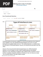 Java Functional Interface - Making Java Easy To Learn