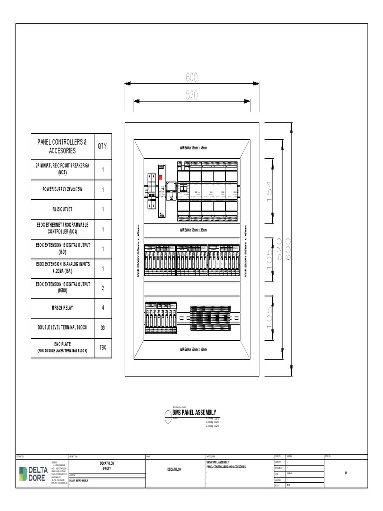 Dp Bms Panel Assembly Rev01 | PDF | Electrical Engineering | Power ...