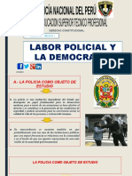 1ra. Clase - LABOR POLICIAL Y LA DEMOCRACIA (23AGO2022)