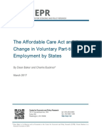 PDF The Affordable Care Act and The Change in Voluntary Part Time Employment by States - Compress