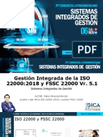 Expo 03 - Gestión Integrada de La ISO 22000 2018 y FSSC 22000 Vr.5.1