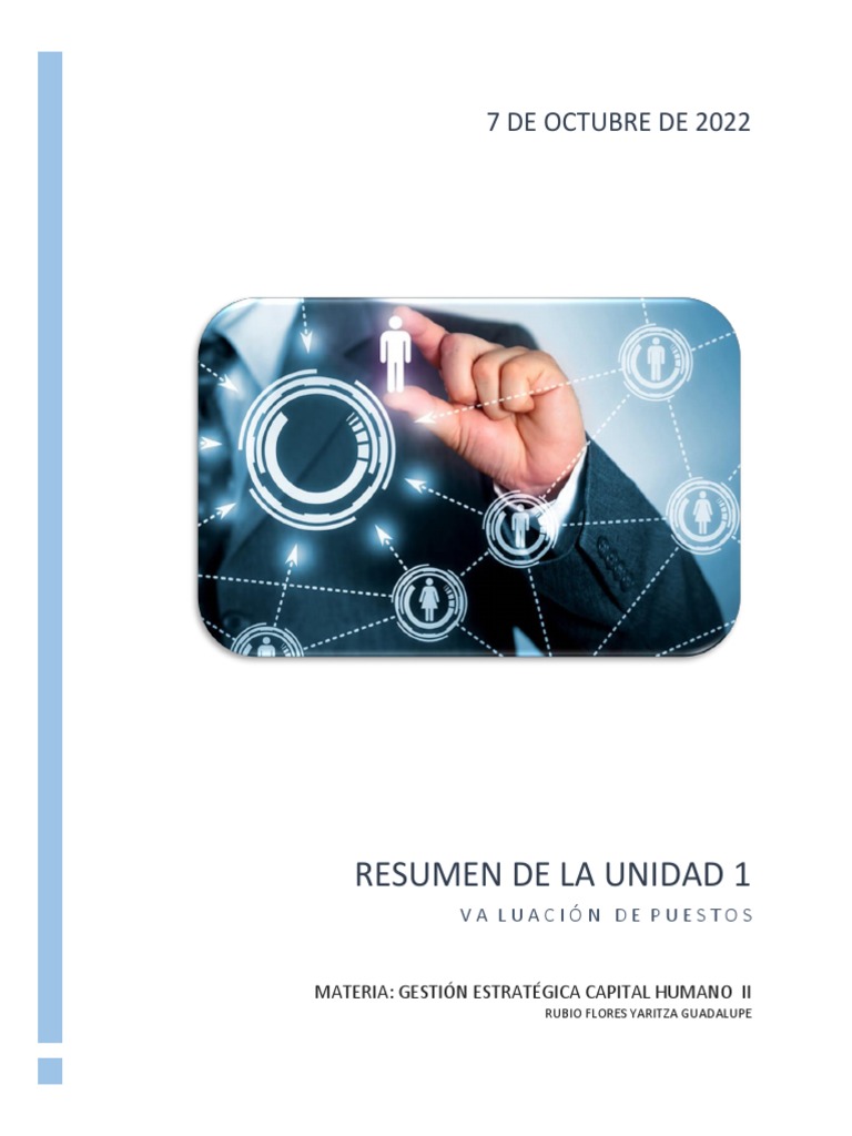 Gestión Estratégica Del Capital Humano. Resumen Unidad 1 | PDF