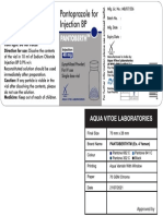 Pantoberth 40 MG Label