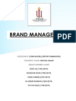 Brand Management Report