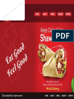 Shawarma Factory Web Page