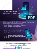 Class Rules Speaking 1 D3 2022-1