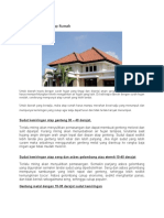 Standar Kemiringan dan Jarak Reng Genteng | PDF