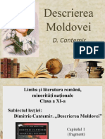 D. Cantemir. Descrierea Moldovei