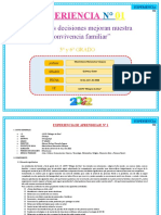 EXPERIENCIA DE APRENDIZAJE 1 - 5° y 6° GRADO