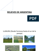 Relieves de Argentina (Repaso)