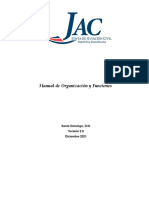 Manual de Organizacin y Funciones MOF JAC
