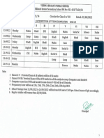 14.1 Revised Date Sheet Class IX, X