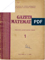 Gazeta Matematica Nr.1 - 1975 (Color)