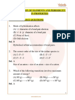 JEE Main Classification of Elements and Periodicity in Properties Important Questions
