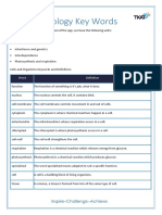 KS3 Biology Key