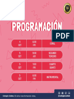 Programación Festival de Música