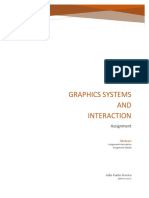 Graphics Systems AND Interaction: Assignment