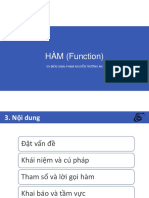 HÀM (Function) : Gv Biên Soạn: Phạm Nguyễn Trường An